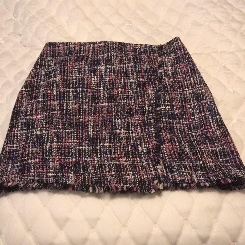 Ann Taylor Loft lined tweed skirt